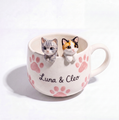 Handmade Custom Pet Figurine Mug