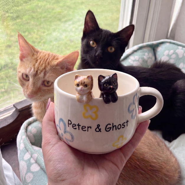 Handmade Custom Pet Figurine Mug