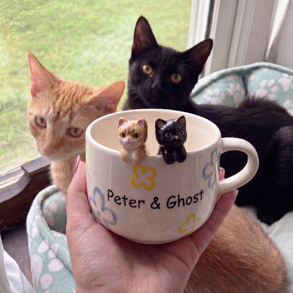 Handmade Custom Pet Figurine Mug