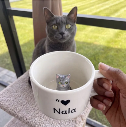 Handmade Custom Pet Figurine Mug