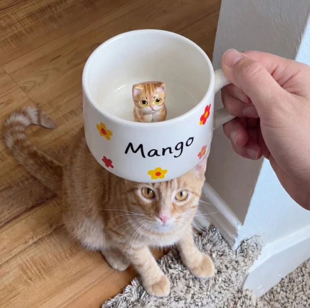 Handmade Custom Pet Figurine Mug